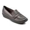 Easy Spirit Aerilyn Womens Moc Closed Toe Loafers In Brown