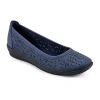 Easy Spirit Alessia Womens Square Closed Toe Slip-on Shoe In Blue