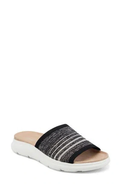 Easy Spirit Alison Slide Sandal In Black