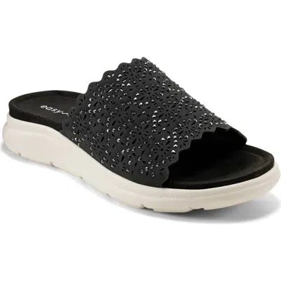 Easy Spirit Alora Slide Sandal In Black