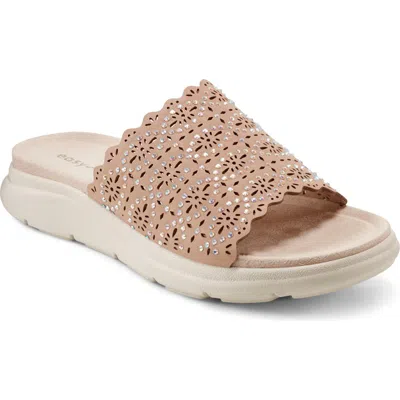 Easy Spirit Alora Slide Sandal In Light Natural