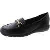 EASY SPIRIT AMALIE WOMENS LEATHER SQUARE TOE LOAFERS
