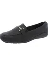 EASY SPIRIT AMELIA 3 WOMENS FAUX PATENT SQUARE TOE LOAFERS