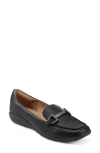 Easy Spirit Women's Eflex Marlie Slip-on Casual Loafers In Black Leather