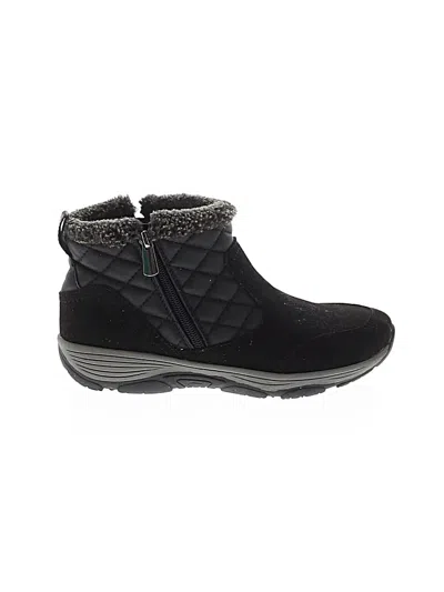 Pre-owned Easy Spirit Ankle Boots In Black