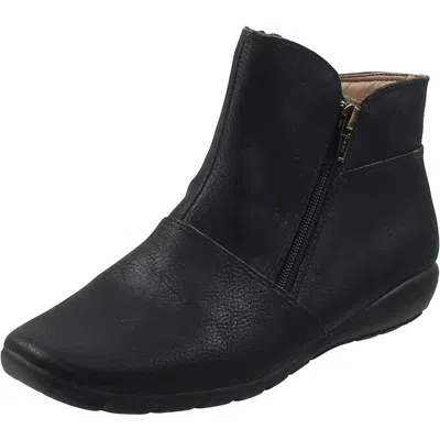 Easy Spirit Antaria Womens Faux Leather Ankle Booties