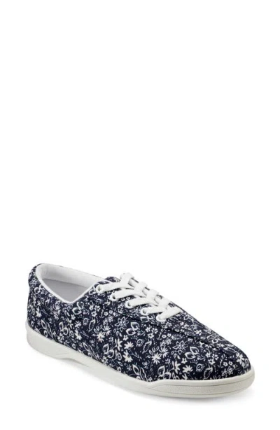 Easy Spirit Ap1 Floral Print Sneaker In Navy Floral Multi