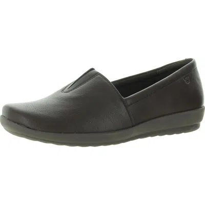 Easy Spirit Arlie 3 Womens Faux Leather Lifestyle Loafers In Brown
