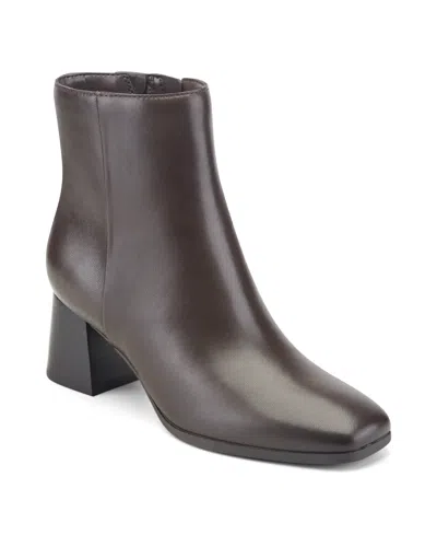 Easy Spirit Aurore Block-heel Square-toe Eflex Technology Booties In Multi