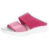 Easy Spirit Bhfo Womens Textured Manmade Slide Sandals