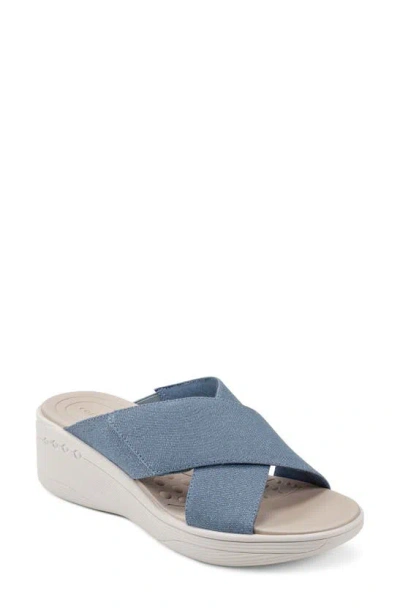 Easy Spirit Bindie Slide Sandal In Denim