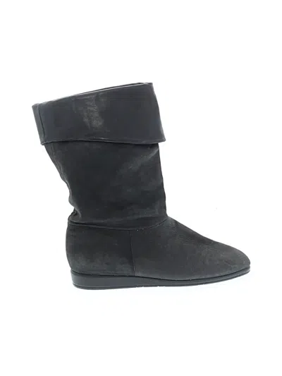Pre-owned Easy Spirit Boots In Black