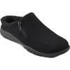Easy Spirit Brenley 2 Womens Faux Fur Slip On Mules In Black