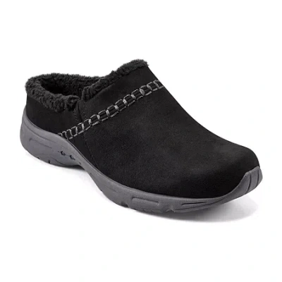 Easy Spirit Bynne Womens Round Closed Toe Mules In Black