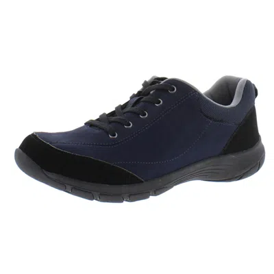 Easy Spirit Cabin Womens Leather Lifestyle Walking Shoes In Blue