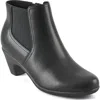 Easy Spirit Cabott Womens Stretch Pull-on Ankle Boots In Black