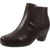 Easy Spirit Caelan Womens Zipper Faux Leather Booties