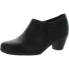 Easy Spirit Caine Womens Slip On Round Toe Shooties In Black