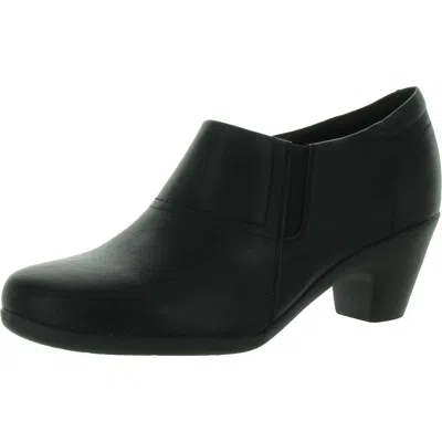 Easy Spirit Caine Womens Slip On Round Toe Shooties In Black