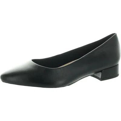 Easy Spirit Caldise Womens Leather Block Heel Kitten Heels