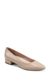 Easy Spirit Caldise Womens Leather Low Heel Block Heels In Light Natural