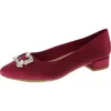Easy Spirit Carisma 2 Womens Satin Slip-on Pumps In Pink