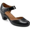 Easy Spirit Women's Clarice Mary Jane Block Heel Pumps In Black