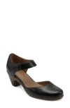 Easy Spirit Casity Ankle Strap Pump In Black Pu Smooth/dnu