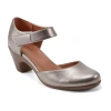 Easy Spirit Casity Womens Round Closed Toe Mary Jane Shoes In Gray
