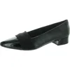 Easy Spirit Castle Womens Comfort Insole Manmade Flat Shoes In Black