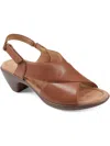 EASY SPIRIT CHANTAL WOMENS COMFORT INSOLE FAUX LEATHER HEELS