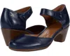 Easy Spirit Clarice Mary Jane Women's Us 7.5 Blue Leather Block Heel Khd2319