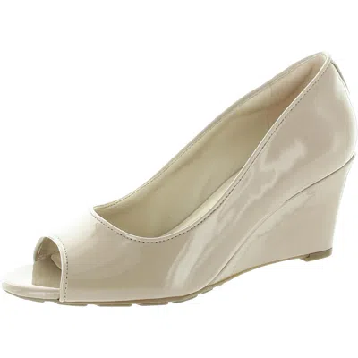Easy Spirit Coleen Womens Padded Insole Patent Wedge Heels
