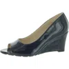 Easy Spirit Coleen Womens Slip On Peep Toe Mary Janes In Blue