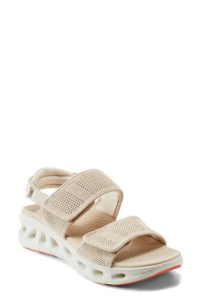 Easy Spirit Cordelia Platform Slingback Sandal In Light Natural