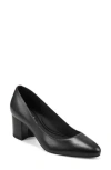 Easy Spirit Women's Cosma Slip-on Block Heel Dress Pumps Women's Shoes In Black 001