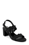 Easy Spirit Women's Daana Block Heel Slingback Sandals In Black