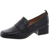 Easy Spirit Darlene Womens Cushioned Footbed Leather Loafers In Black