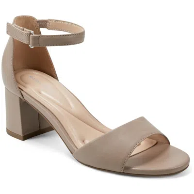 Easy Spirit Daven Womens Leather Open Toe Pumps In Multi