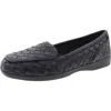 Easy Spirit Devit Woven Apron Toe Flat In Blue