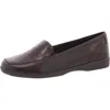 Easy Spirit Devitt Womens Leather Slip On Loafers In Brown