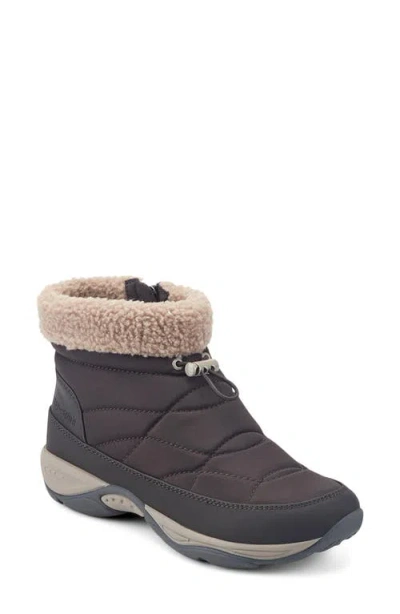 Easy Spirit Eagan Boot With Faux Fur Trim In Purple
