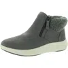 Easy Spirit Elin 3 Womens Faux Leather Double Zipper Ankle Boots In Multi