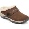 Easy Spirit Elinn Faux Shearling Mule In Brown