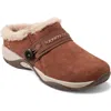 Easy Spirit Elinn Faux Shearling Mule In Brown