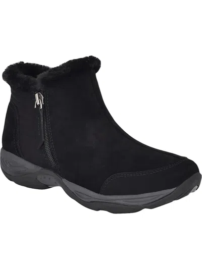 EASY SPIRIT ELINOT WOMENS SUEDE SLIP ON ANKLE BOOTS