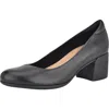 Easy Spirit Eloise Womens Comfort Insole Round Toe Pumps In Black