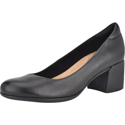 Easy Spirit Eloise Womens Comfort Insole Round Toe Pumps In Black