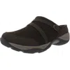 Easy Spirit Equinox Womens Leather Sip On Slipper Shoes In Black