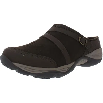 EASY SPIRIT EQUINOX WOMENS LEATHER SIP ON SLIPPER SHOES